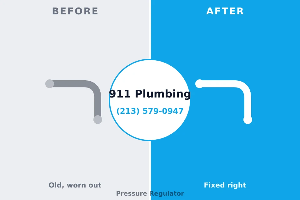 Before and after: plumbing repair Sigourney, IA